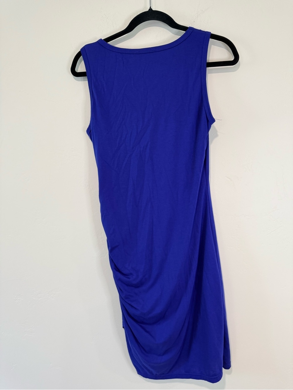 BTFBM Royal Blue Ruched Bodycon Sleeveless Mini Dress Women’s Medium - Picture 5 of 8